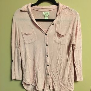 Soft Blush Button-Up